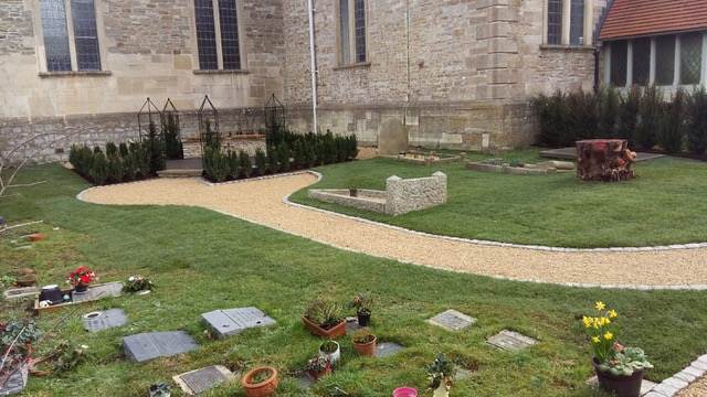 The Memorial Garden from the street