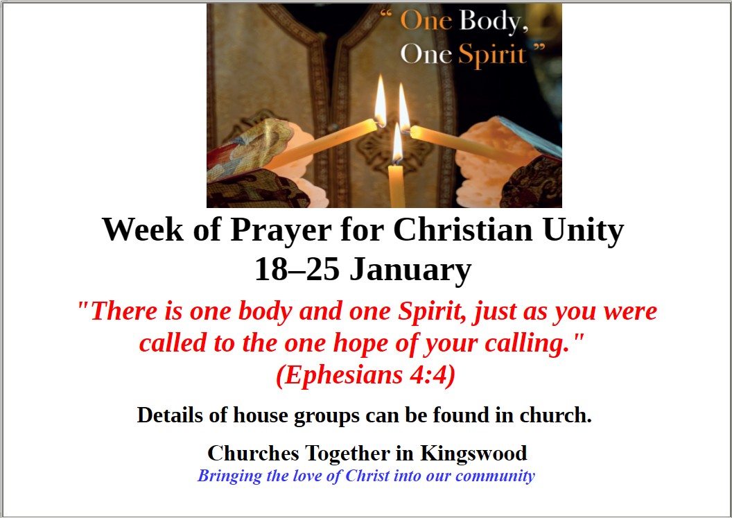 Week of Prayer for Christian Unity